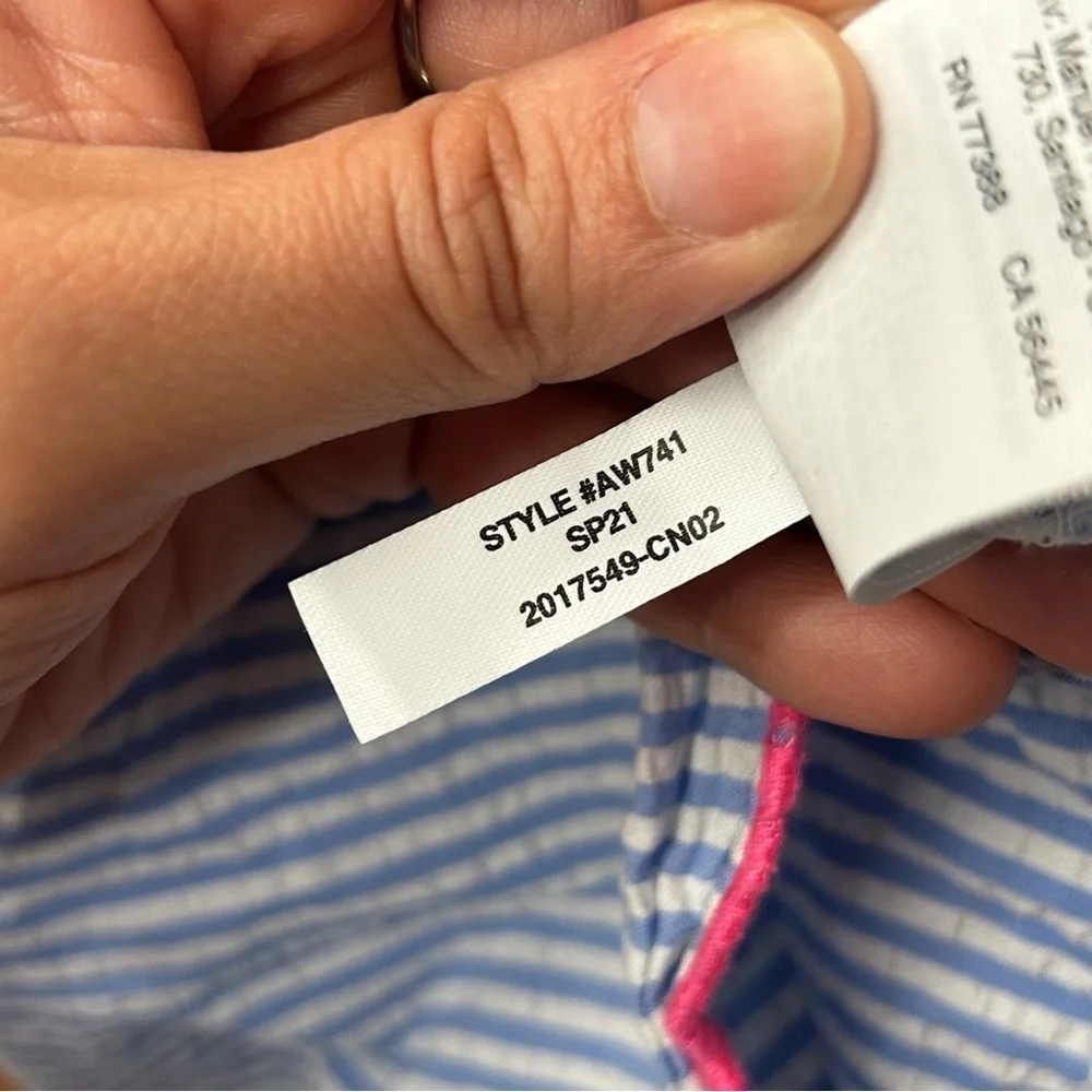 J. Crew Factory girls seersucker dress‎
